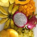 Exotic fruit cocktail ingredients