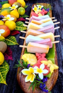 Wedding pops with a Maui touch!